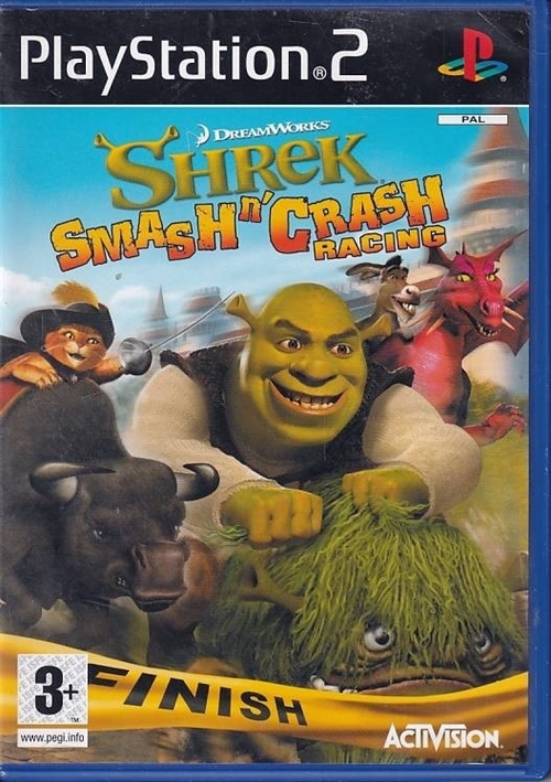 Shrek Smash n' Crash Racing - PS2 (B Grade) (Genbrug)